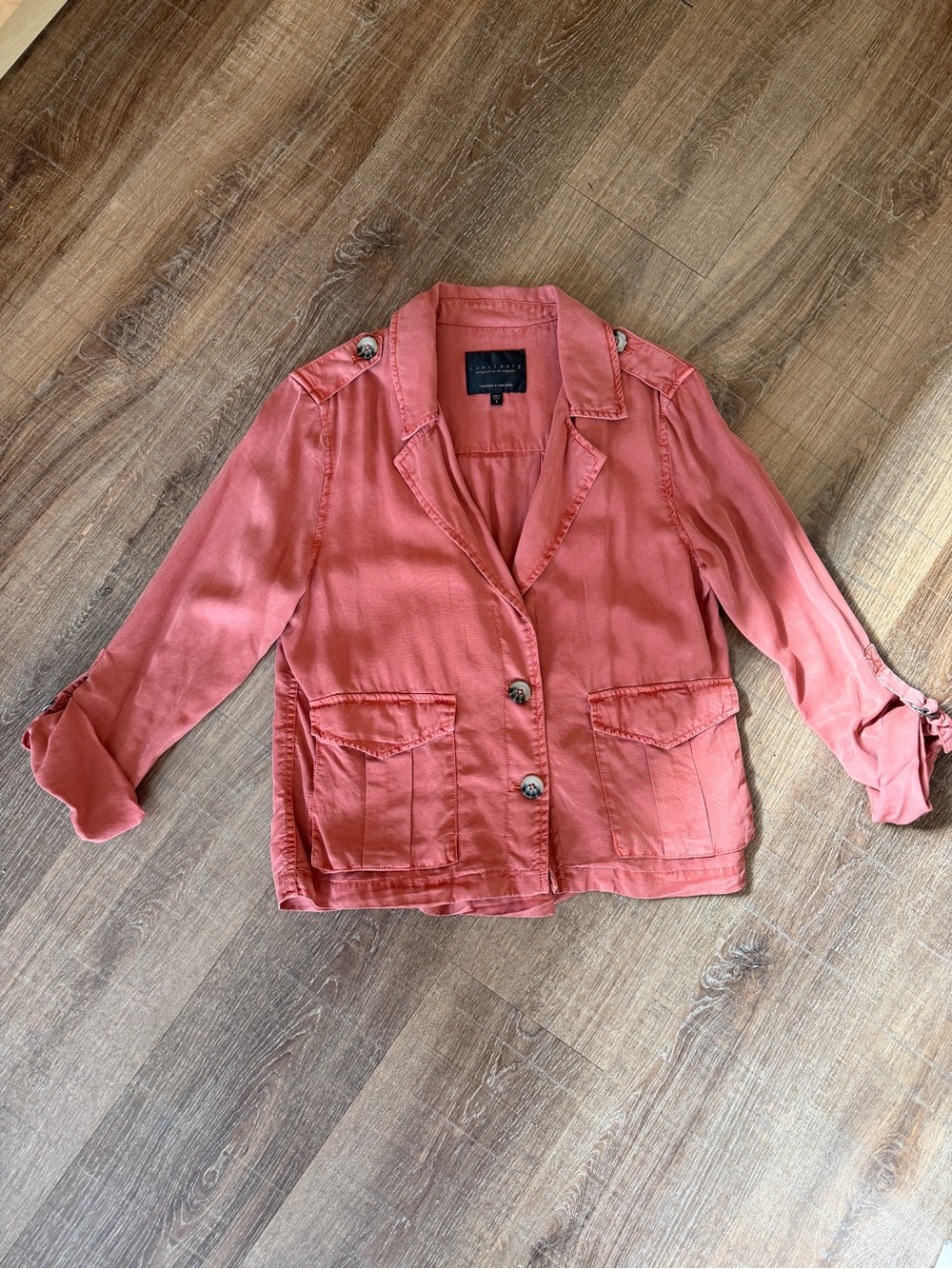 Sanctuary Coral Utility Blazer Jacket